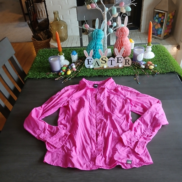 North Face First Trail UPF Shirt Nwot Size M - Picture 2 of 3